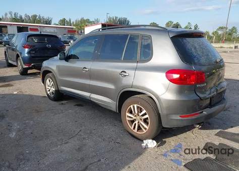 2015 Volkswagen Tiguan S from USA, damaged, VIN WVGAV7AX0FW508108